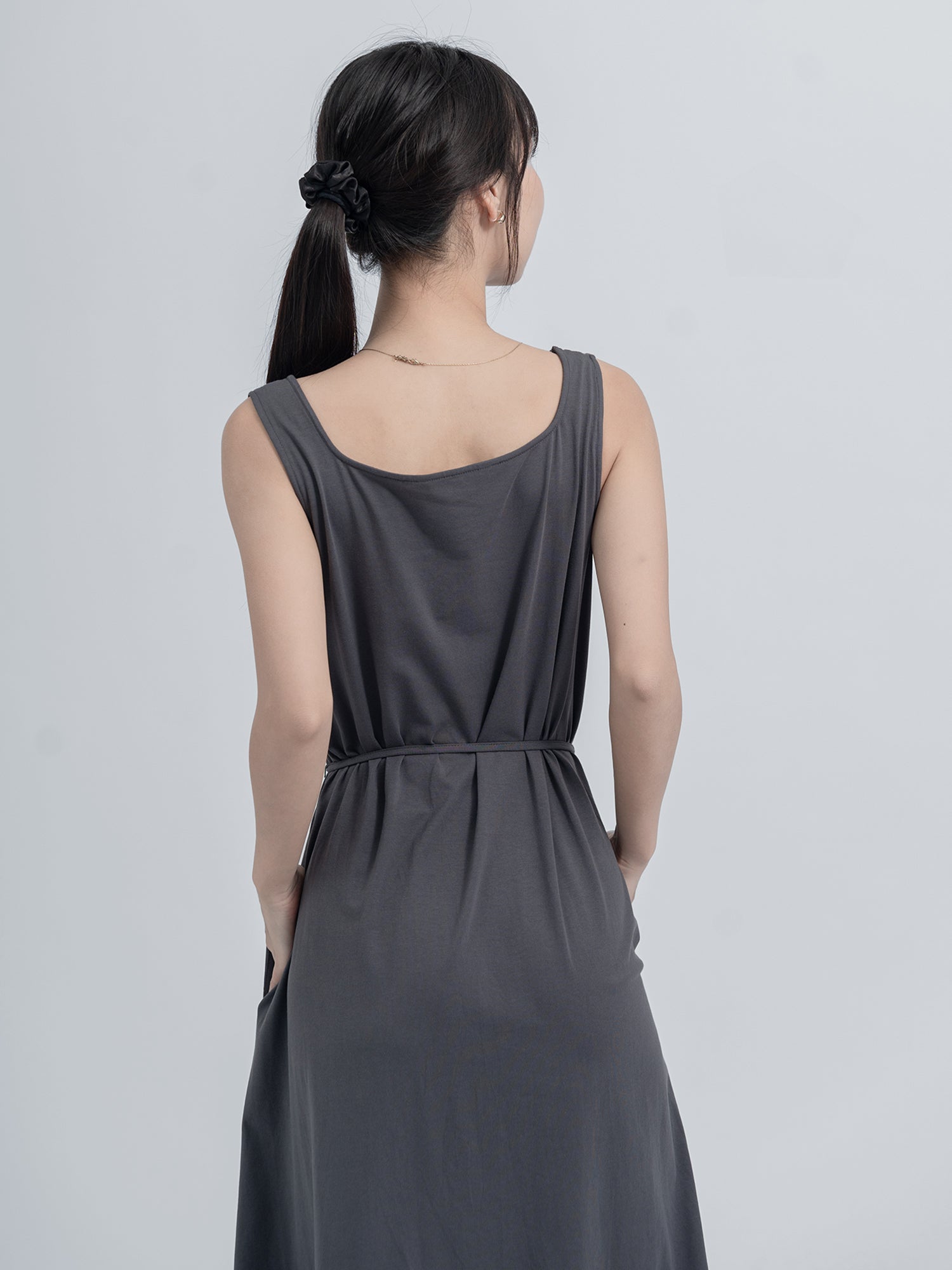 Isadora Sleeveless A-line Maxi Dress