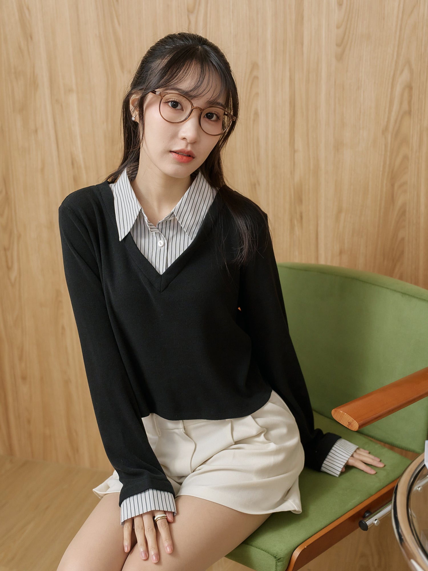 Cashmere Layered Shirt