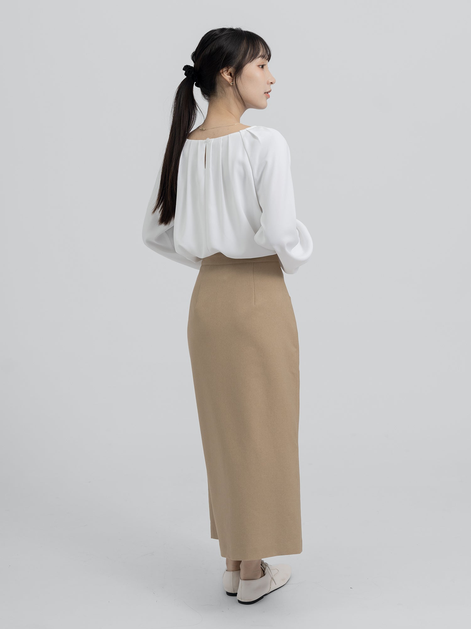 Orla Slimming Front Slit Skirt