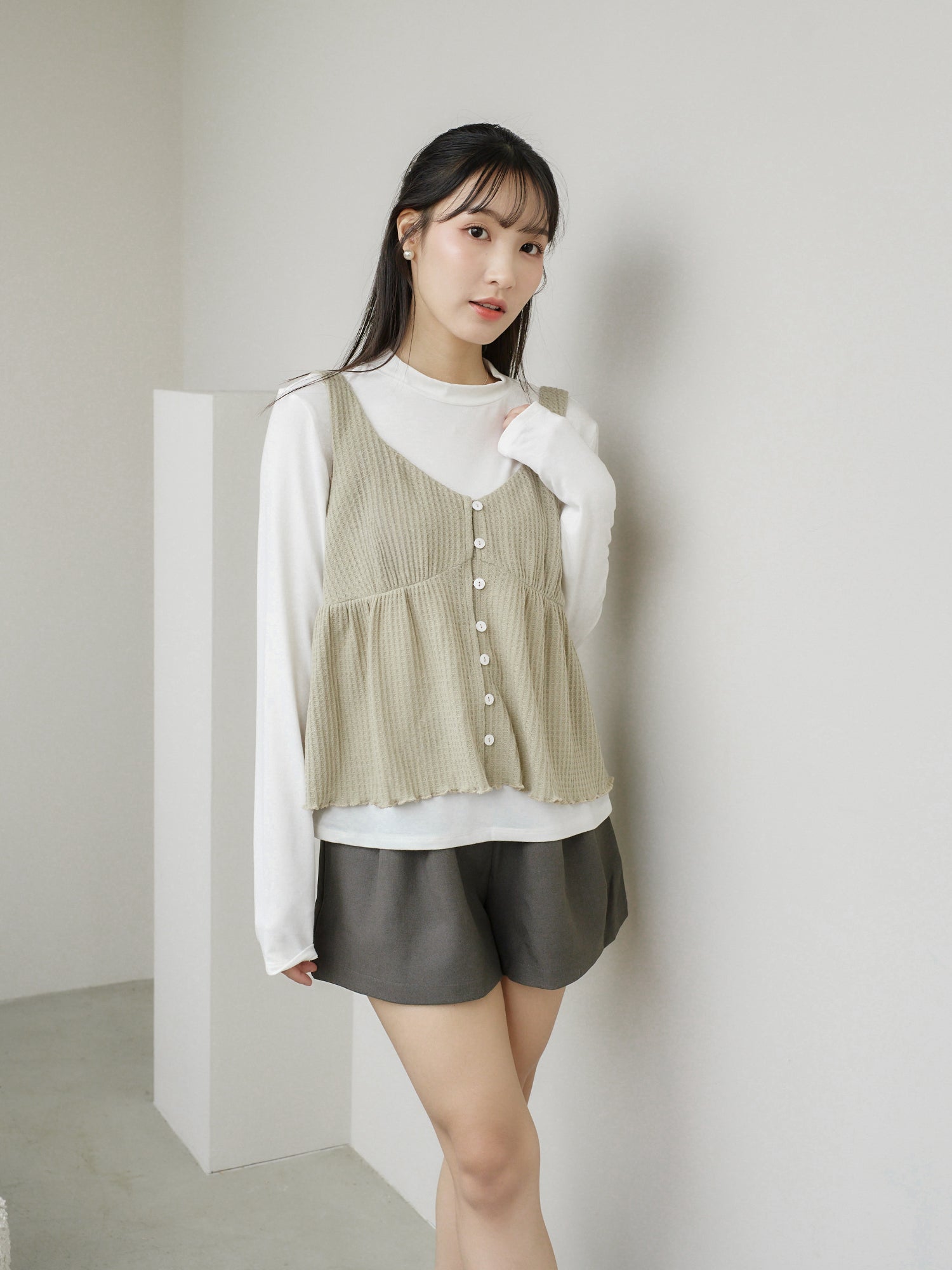 Waffle Sleeveless Top