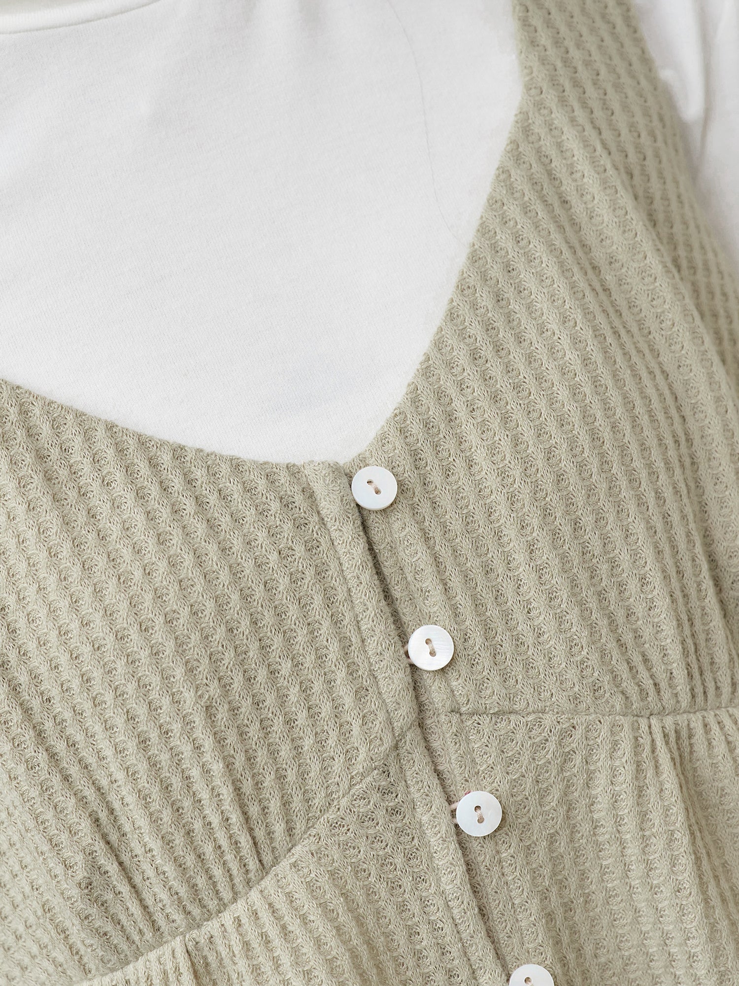 Waffle Sleeveless Top