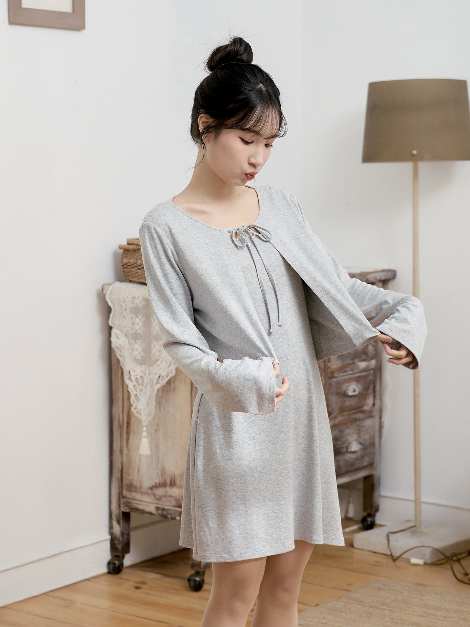 小外套吊帶裙套裝