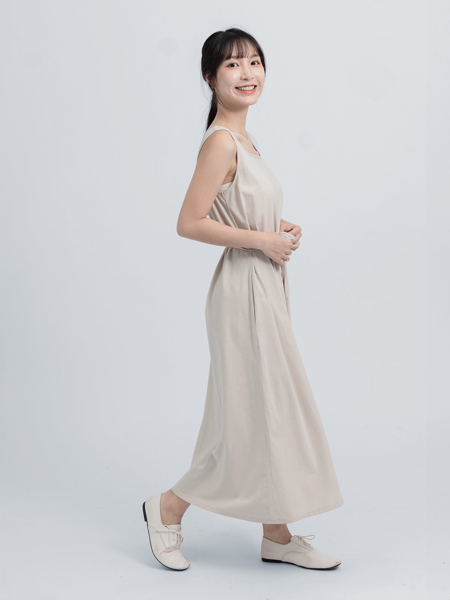 Isadora Sleeveless A-line Maxi Dress