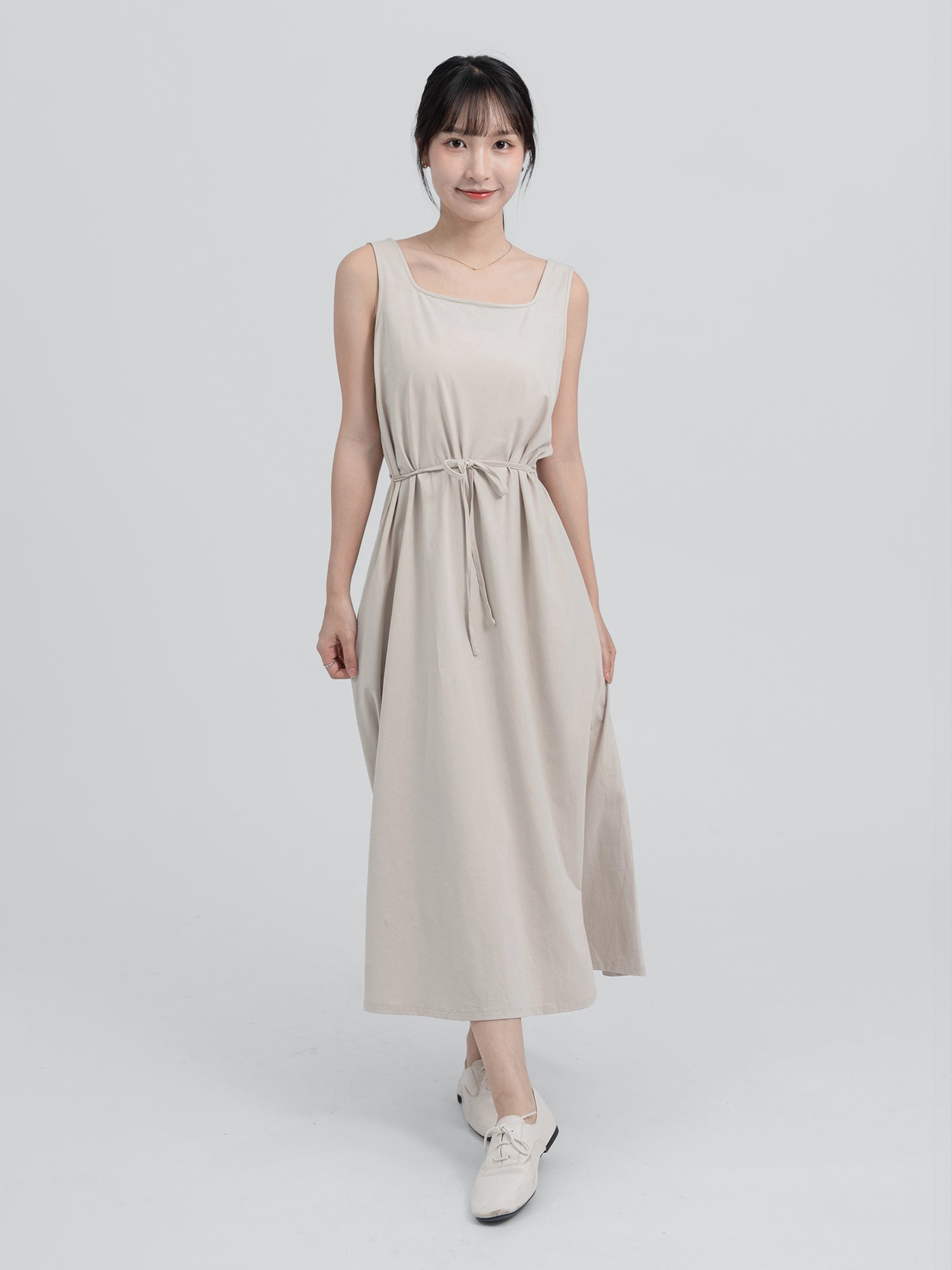 Isadora Sleeveless A-line Maxi Dress