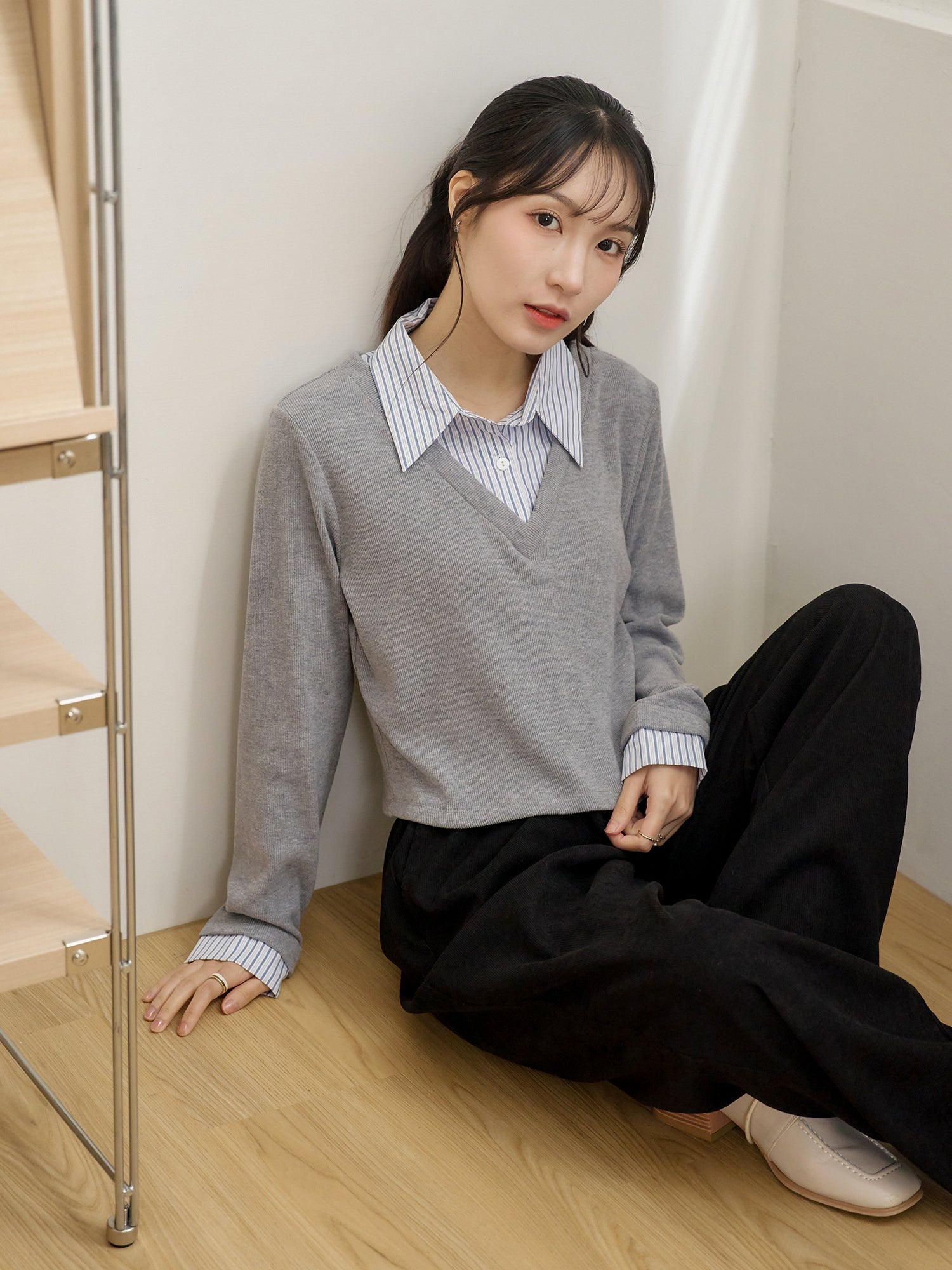 Cashmere Layered Shirt