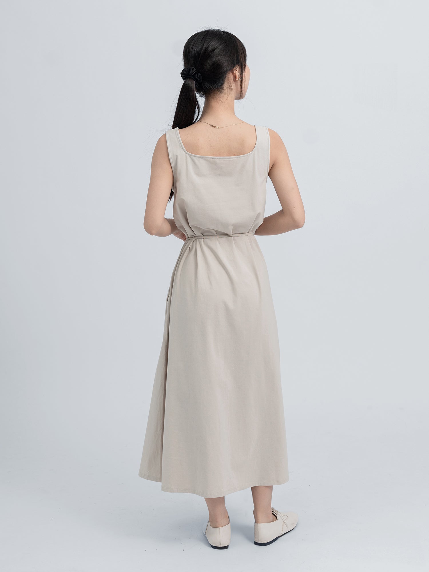 Isadora Sleeveless A-line Maxi Dress