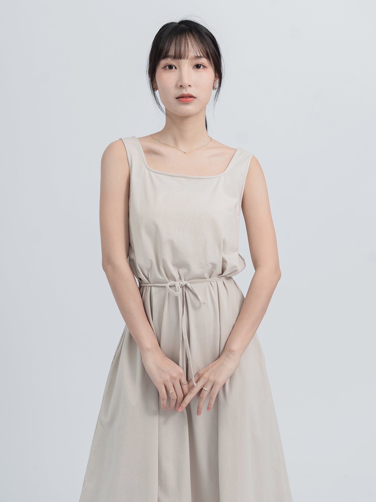 Isadora Sleeveless A-line Maxi Dress