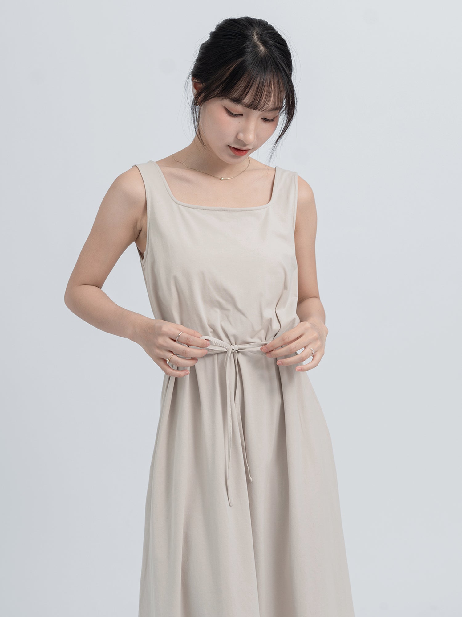 Isadora Sleeveless A-line Maxi Dress