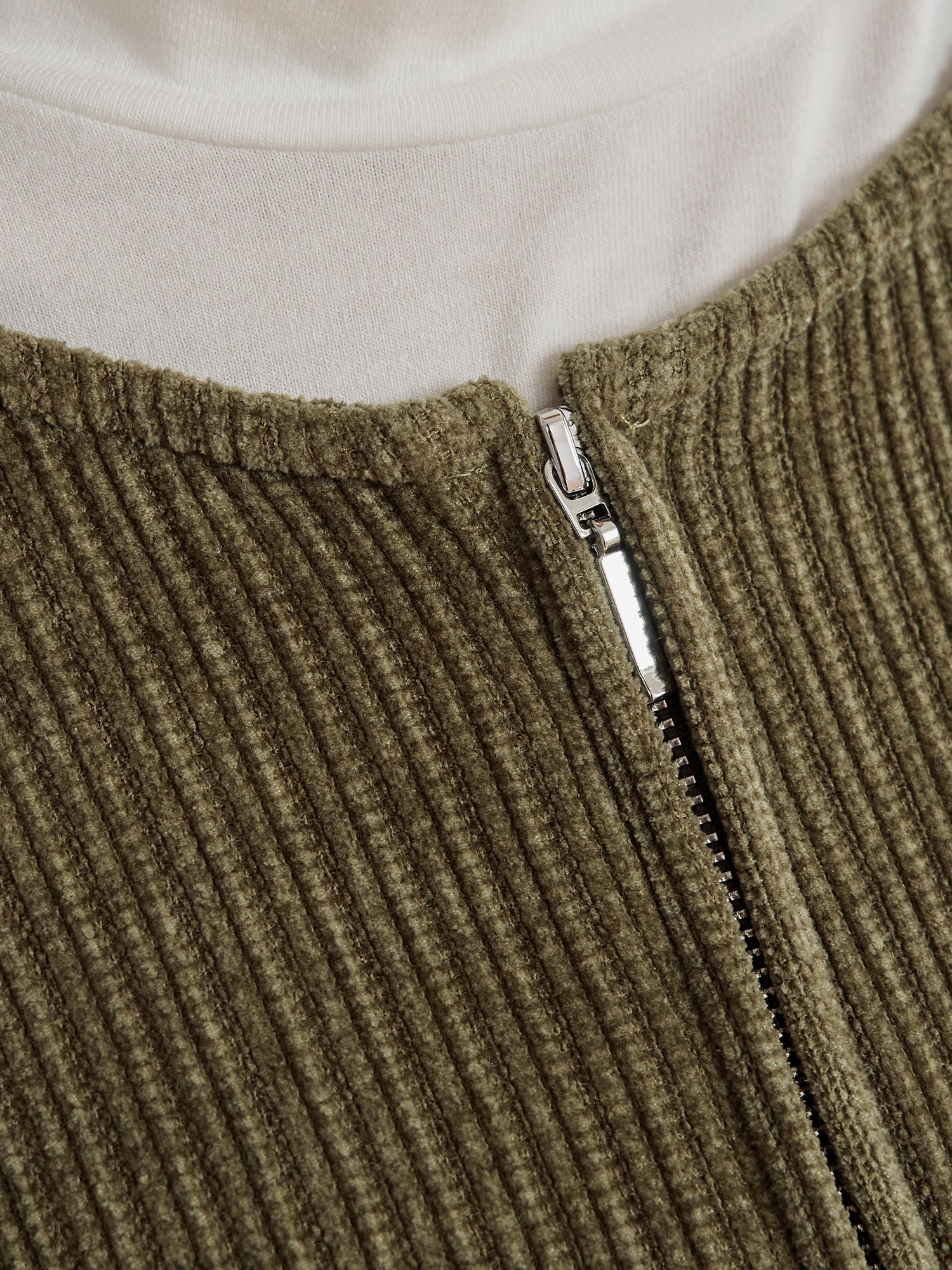 絨面坑紋針織小外套