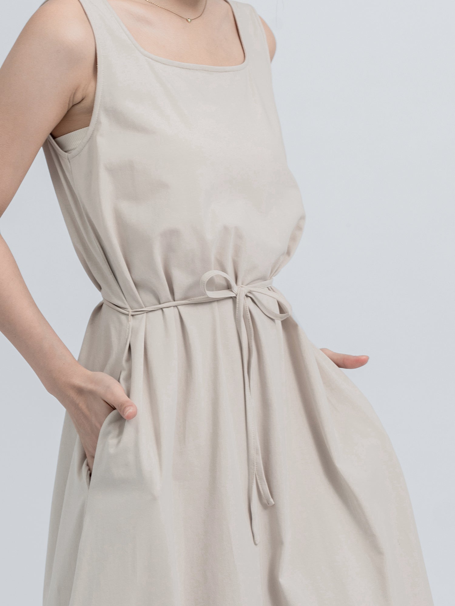 Isadora Sleeveless A-line Maxi Dress