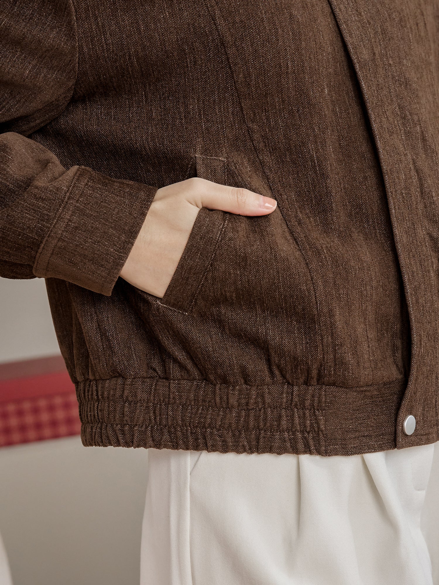 Collared Bomber Jacket