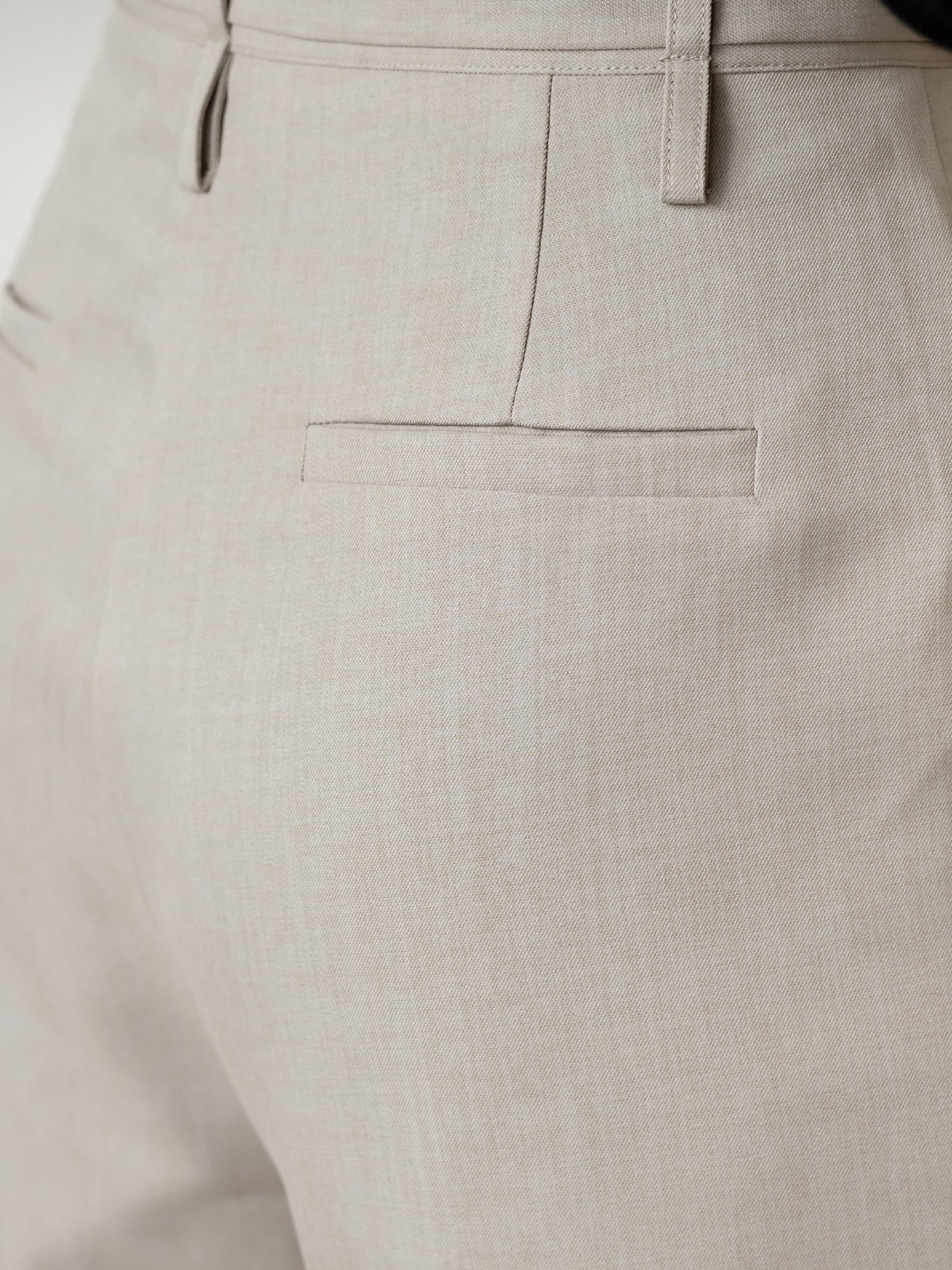 Belted Pleated Pants