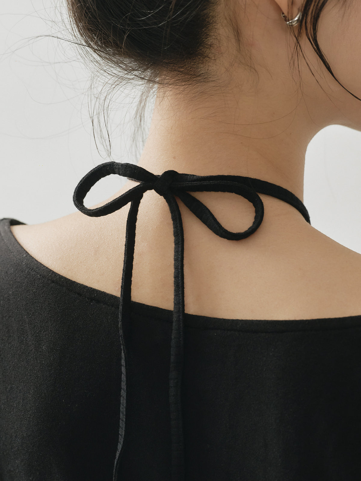 Layered Tie Neck Top