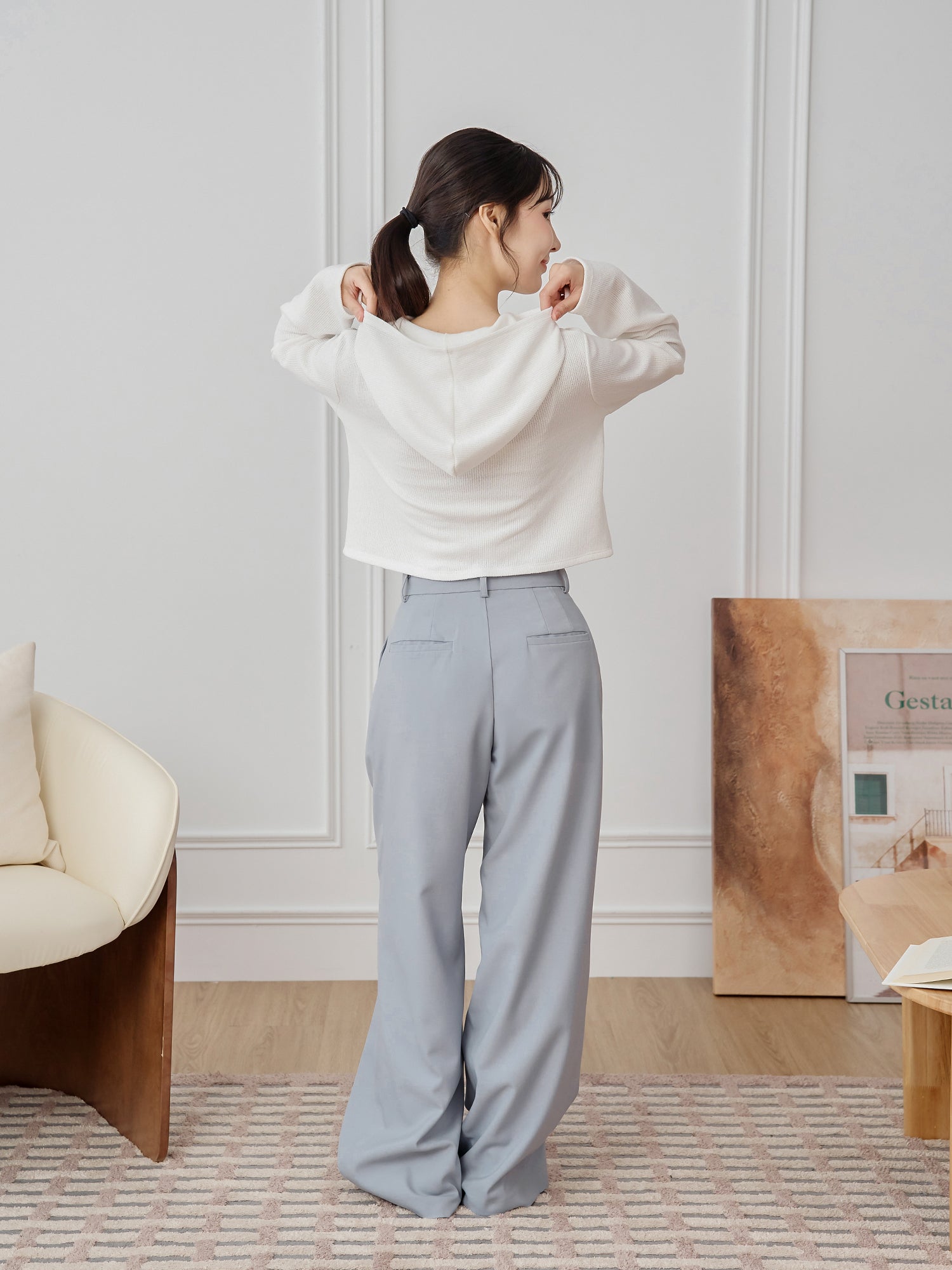 經典簡約西裝長褲