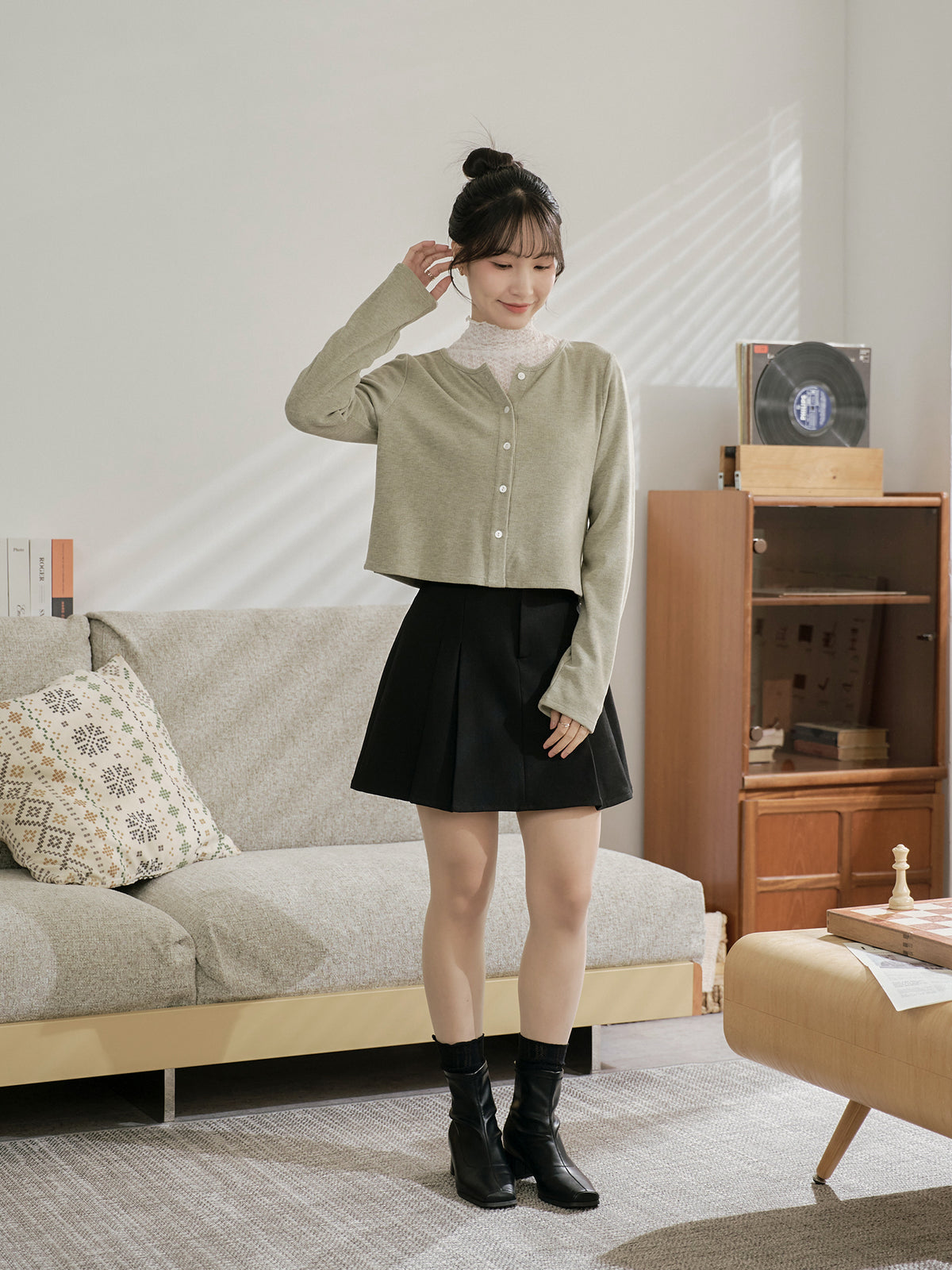 Soft Touch Cashmere Buttoned Cardigan