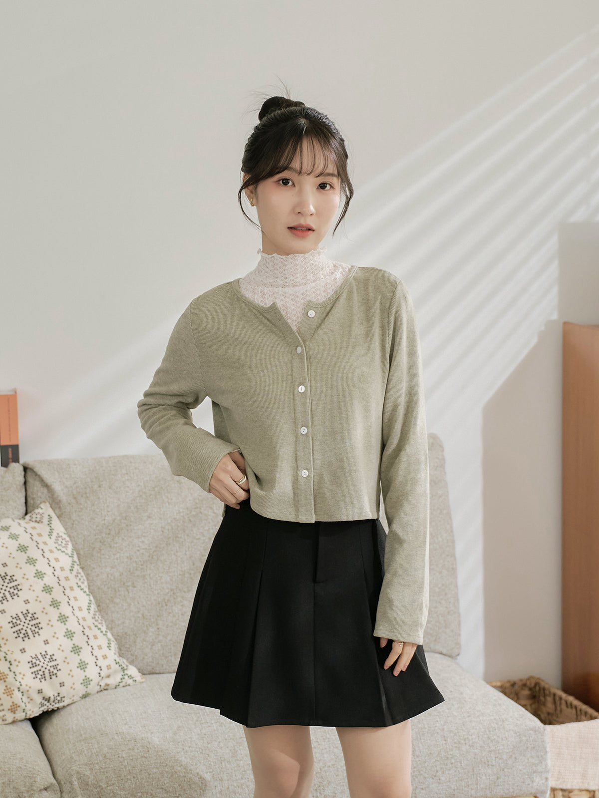 Soft Touch Cashmere Buttoned Cardigan