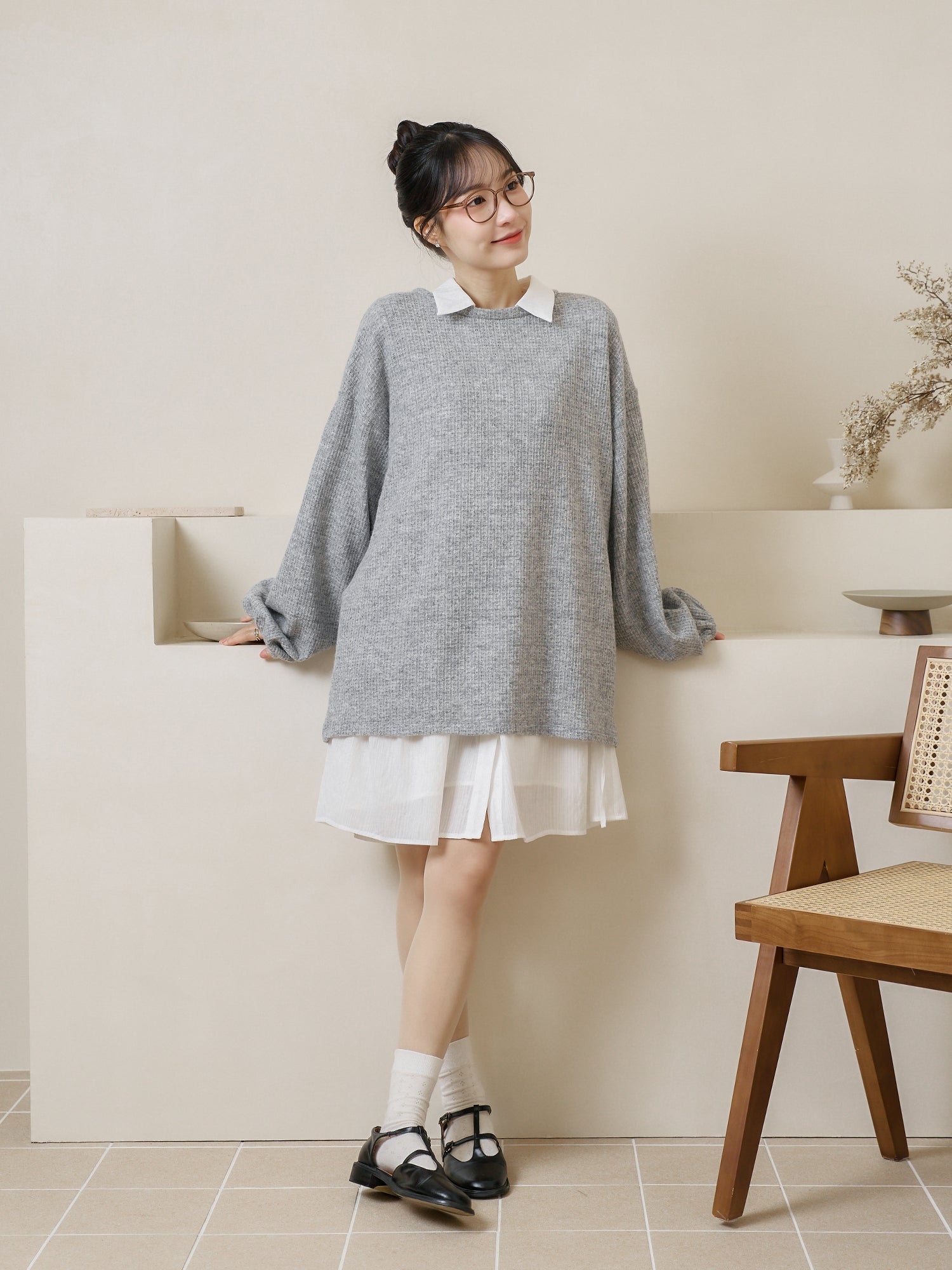 Two Way Oversized Knit Top