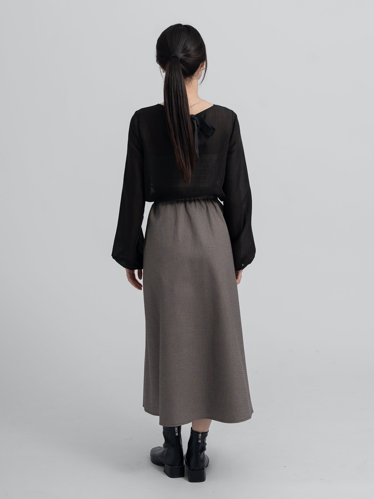 Miriam Buckled A-line Skirt