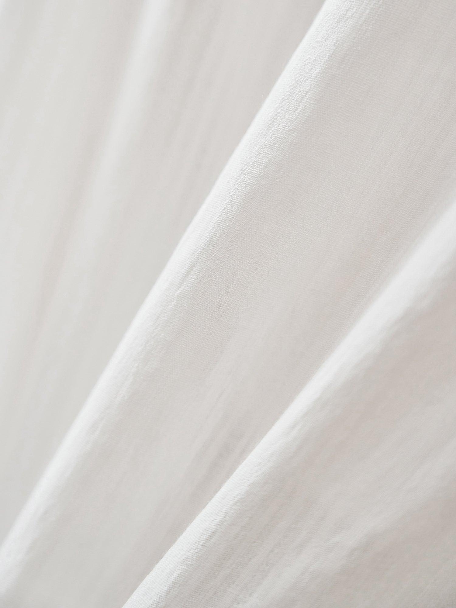 圓領荷葉袖罩衫