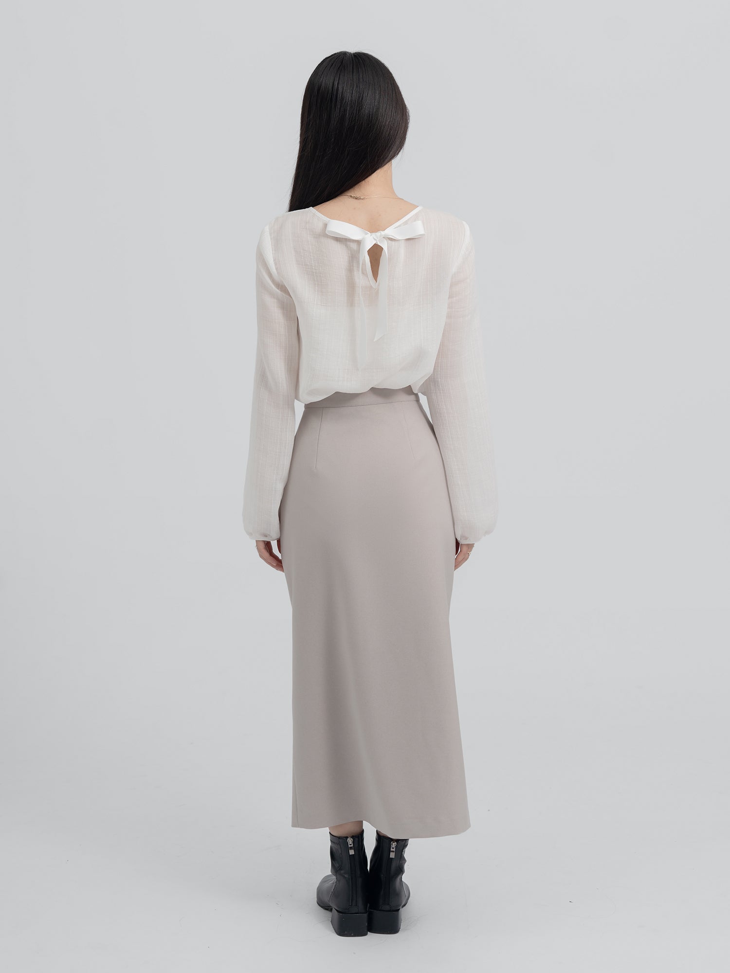 Orla Slimming Front Slit Skirt