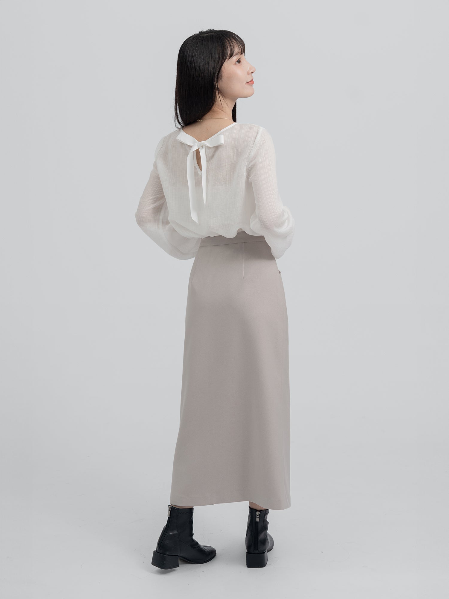 Orla Slimming Front Slit Skirt