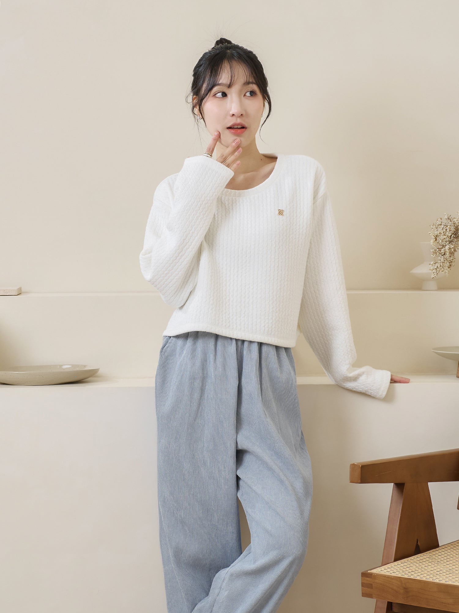 Cotton Candy Knit Top