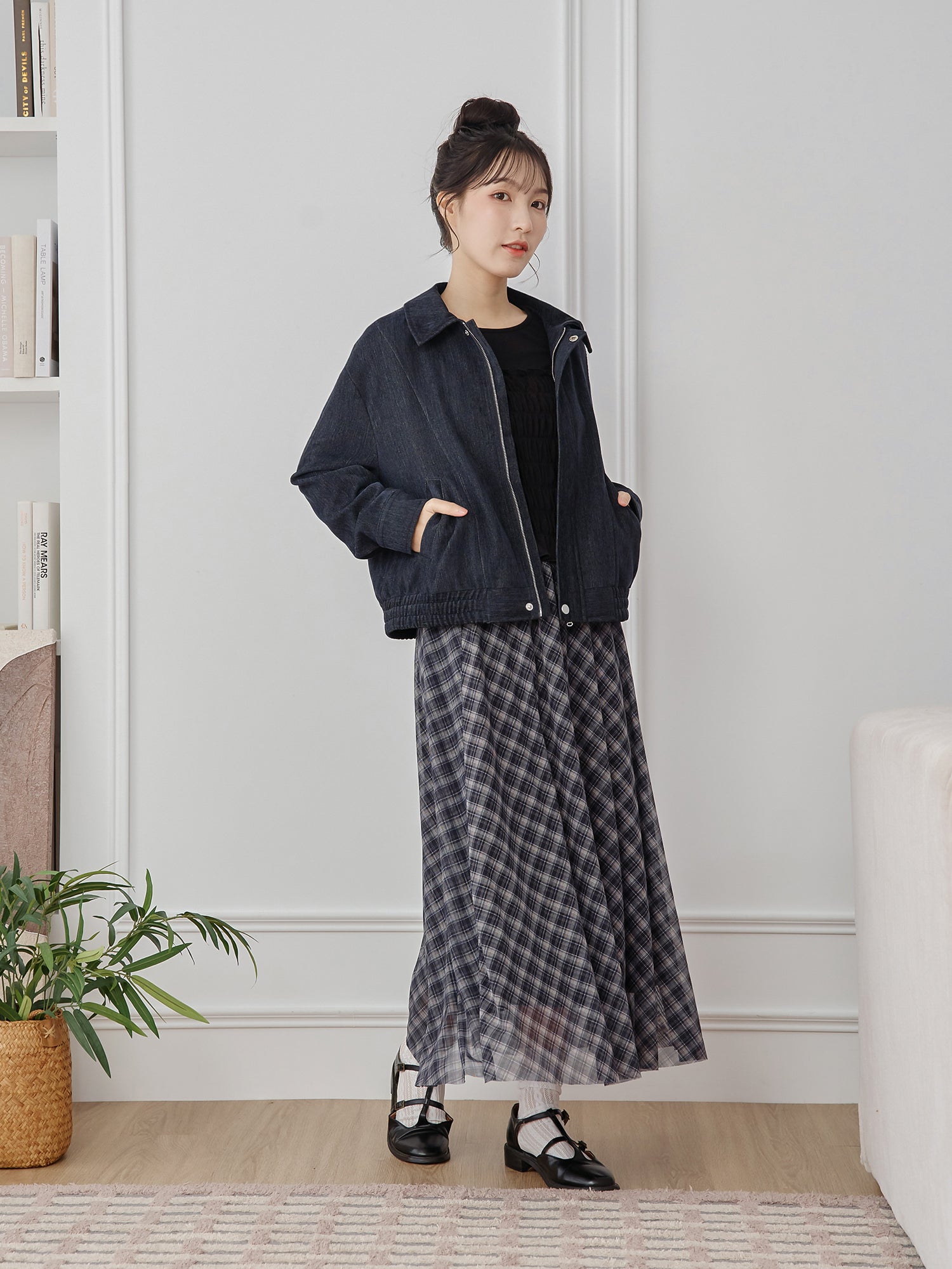 Collared Bomber Jacket