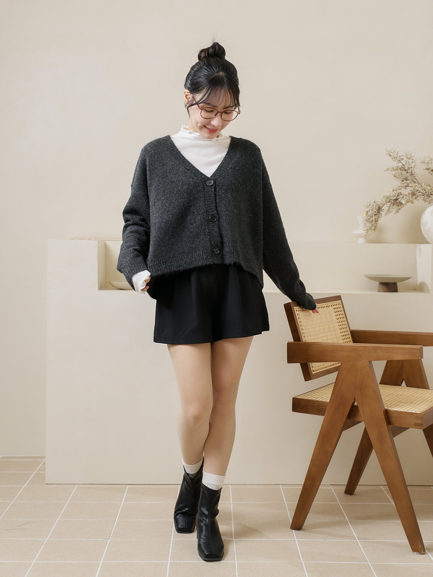 Fluffy Relaxed Cardigan