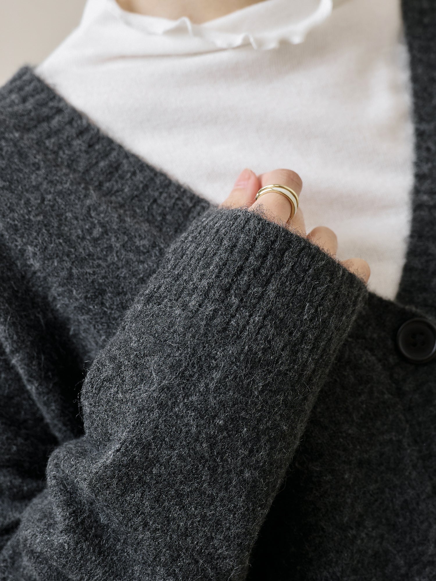 Fluffy Relaxed Cardigan