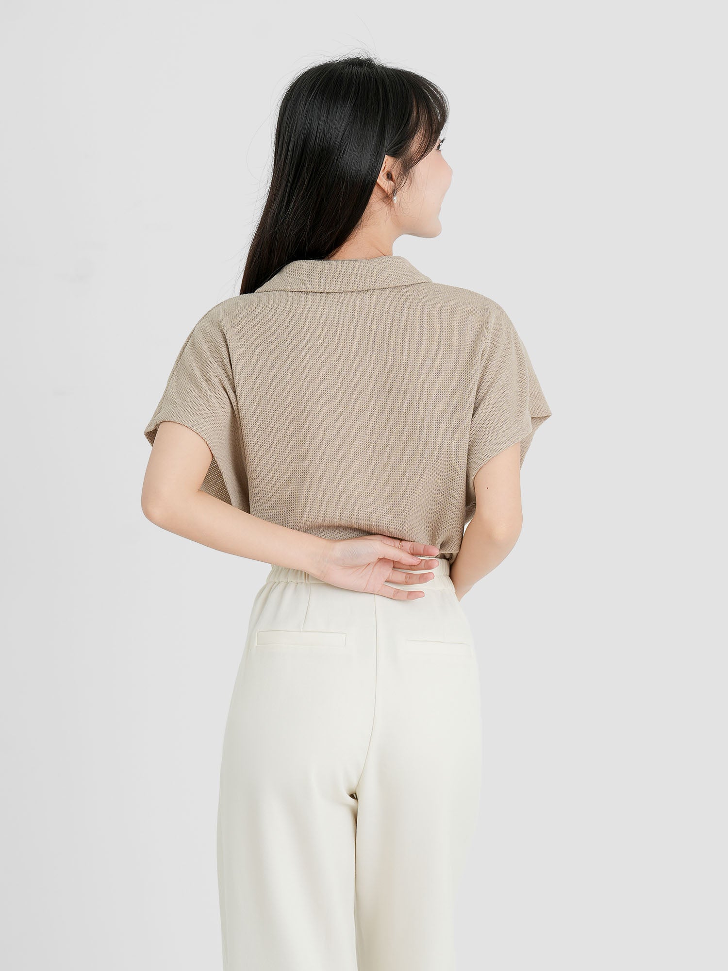 Dual Buttoned Pleat Pants (4 Colours)
