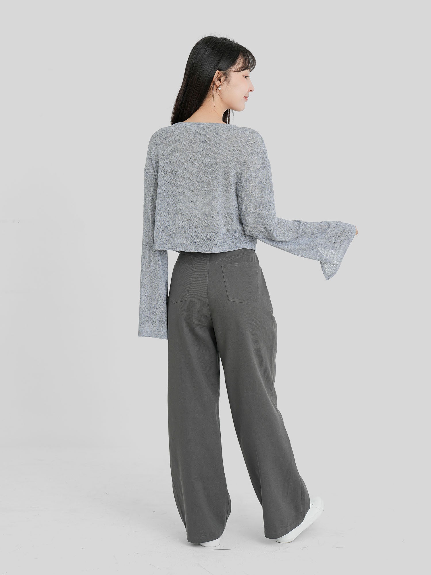 Semi Sheer Buttoned Top (3 Colours)