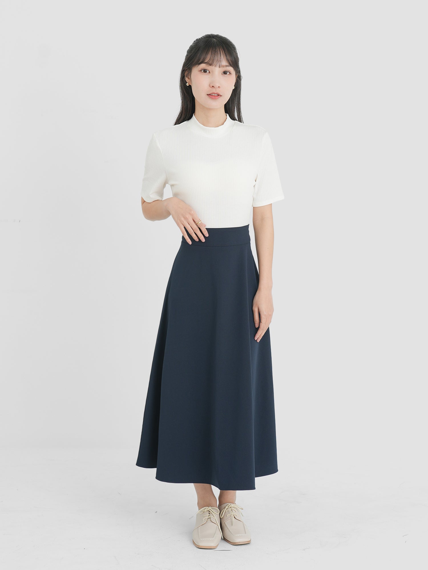 Lace Up Midi Skirt (3 Colours)