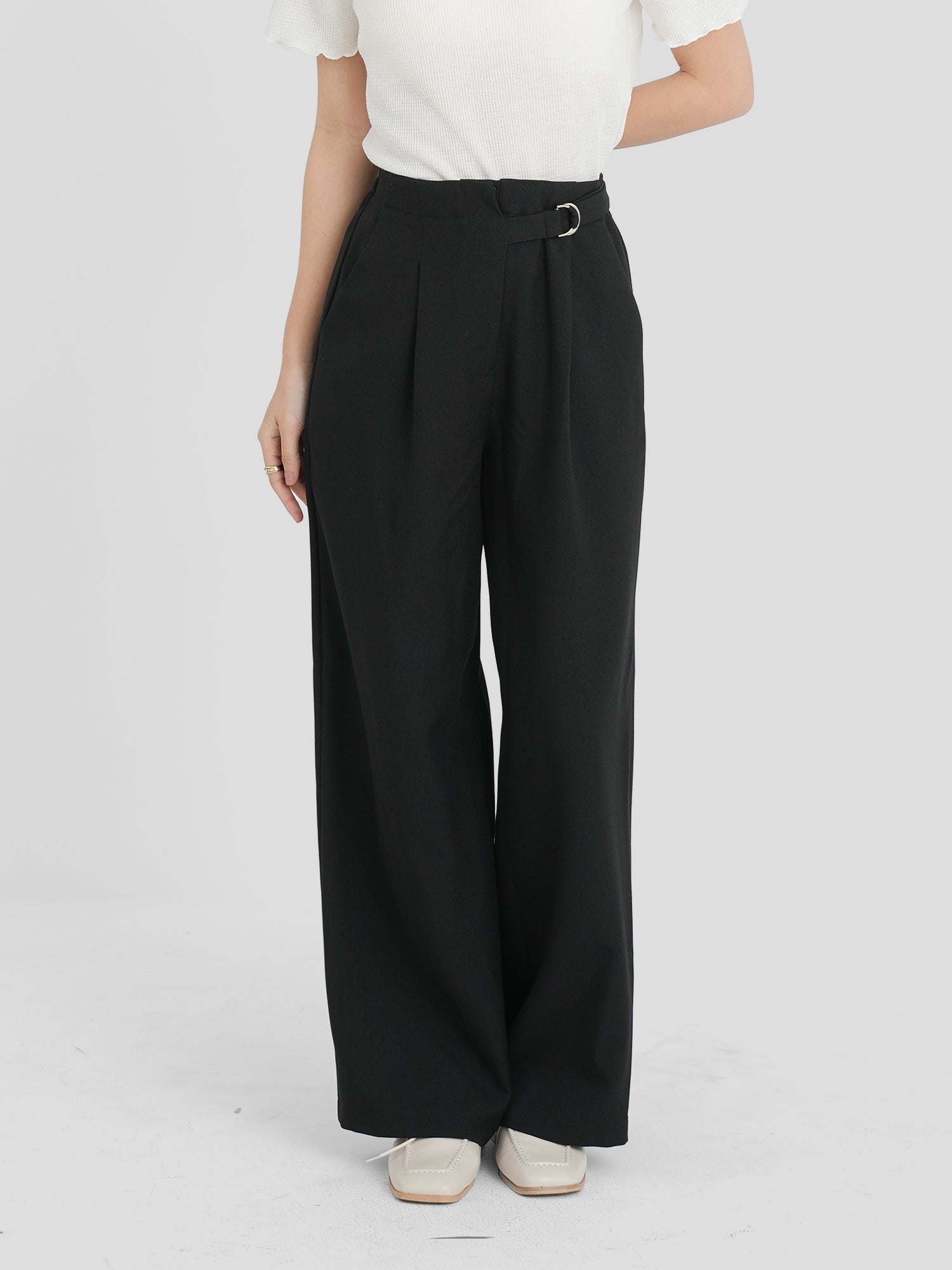Side Buckle Pants