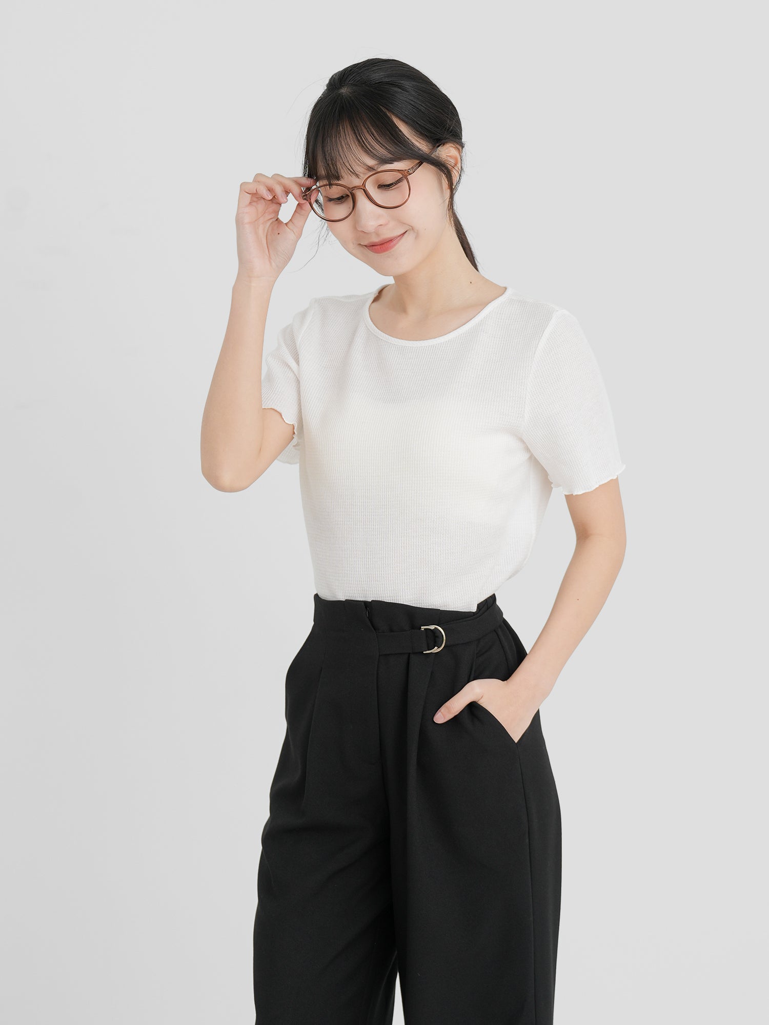 Side Buckle Pants