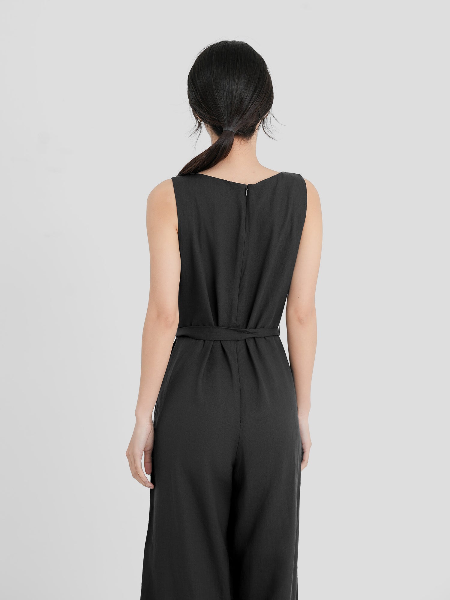 Self Tie Waist Jumpsuit