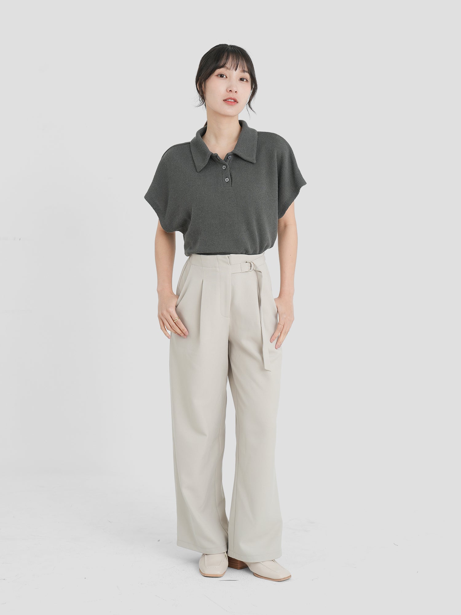 Side Buckle Pants