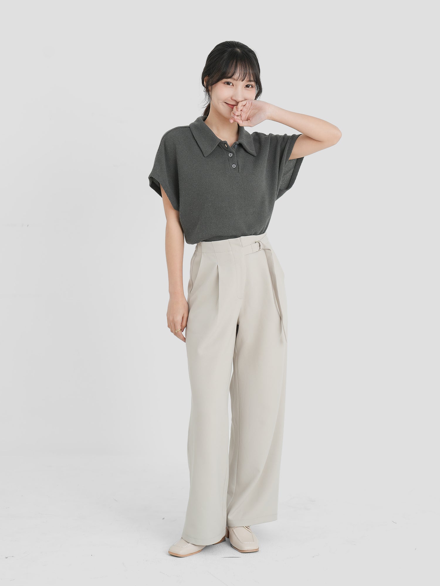 Side Buckle Pants