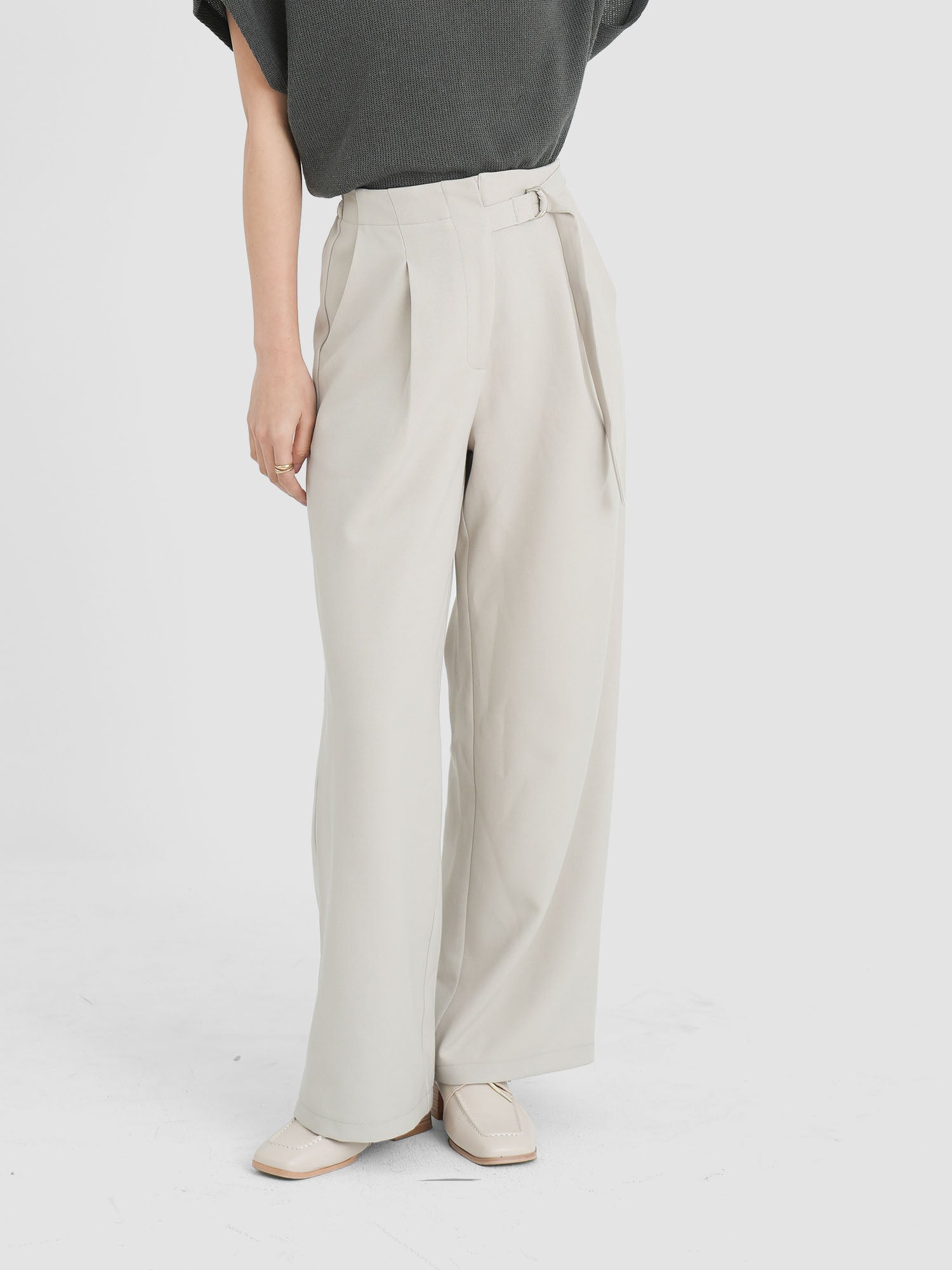 Side Buckle Pants