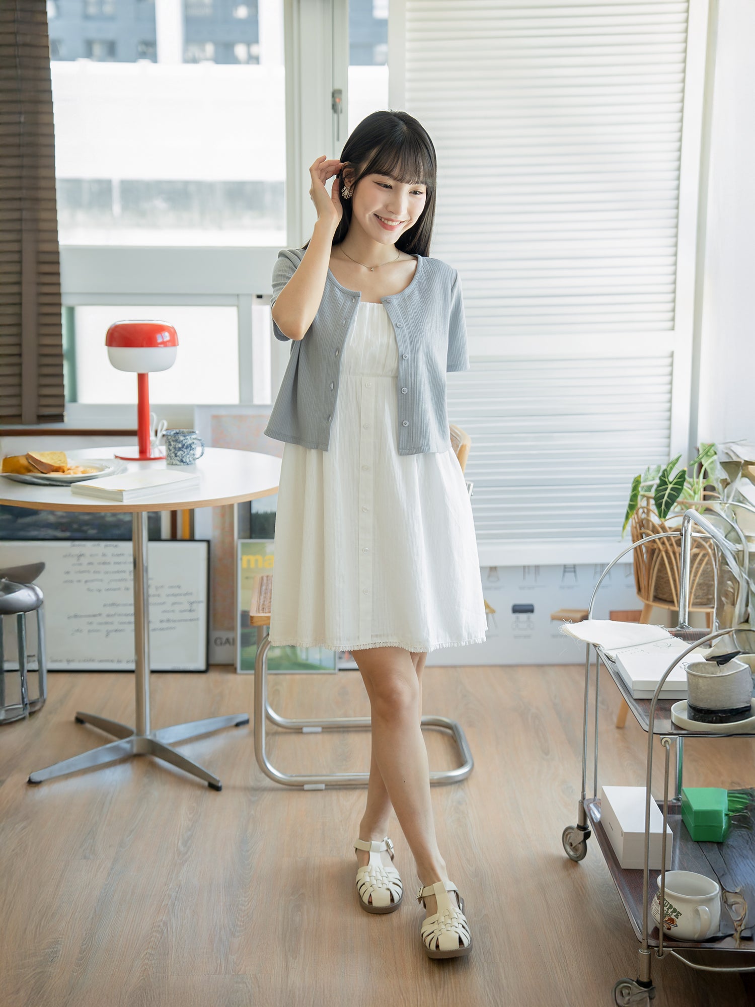 Essential Button Up Top
