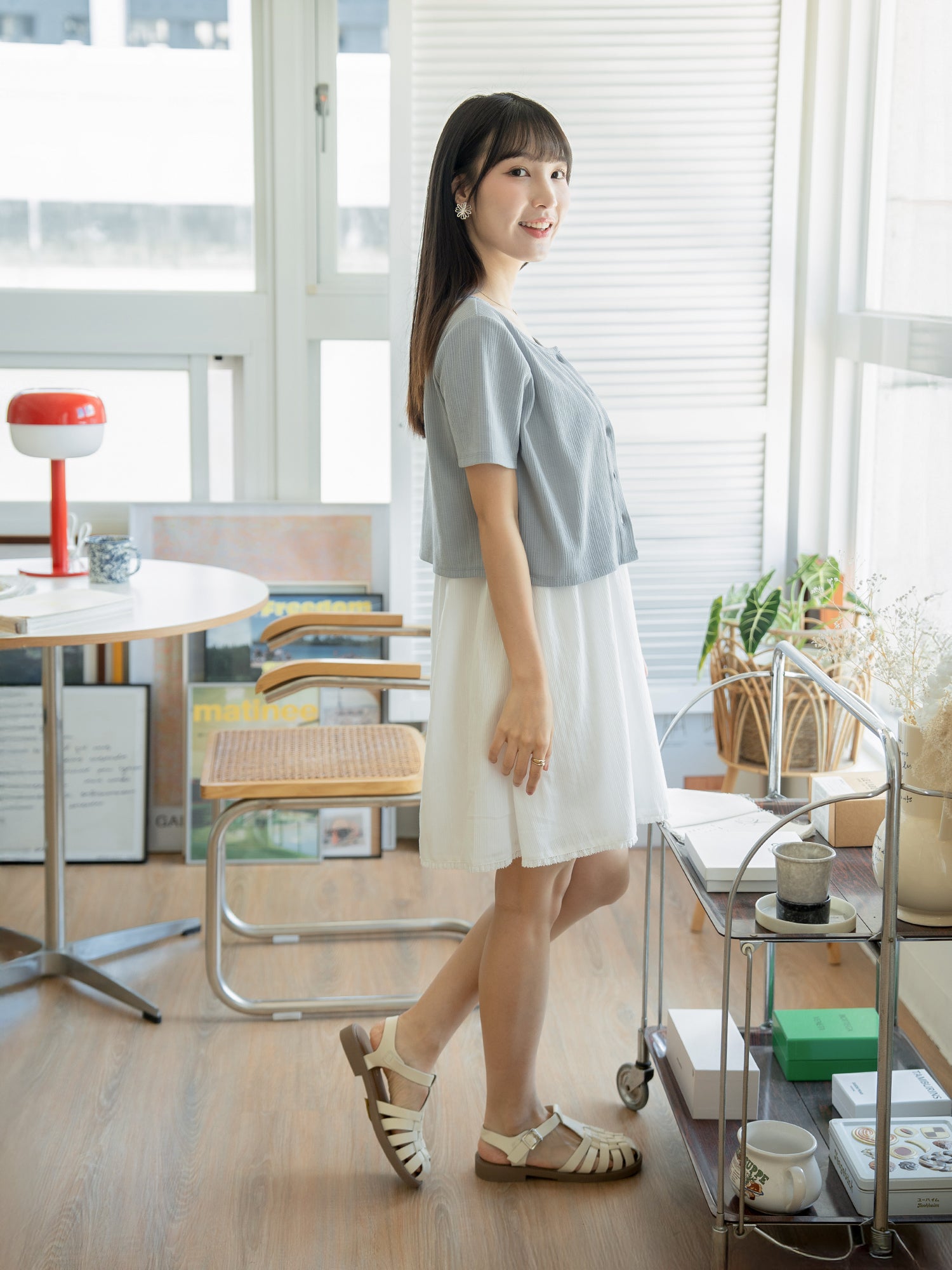 Essential Button Up Top