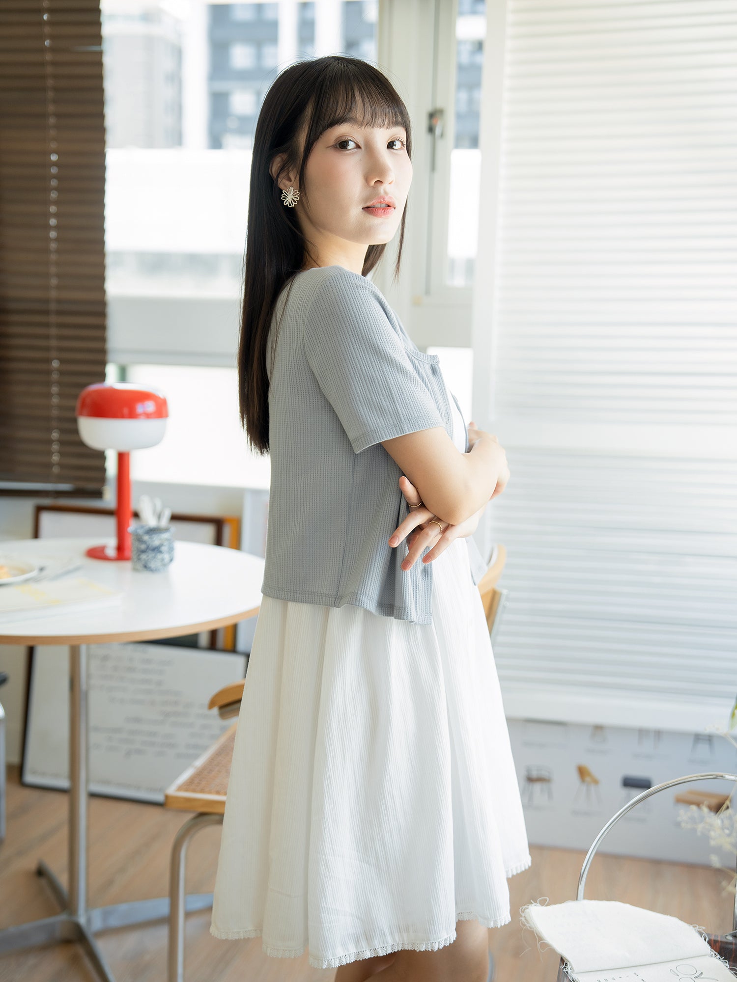 Essential Button Up Top