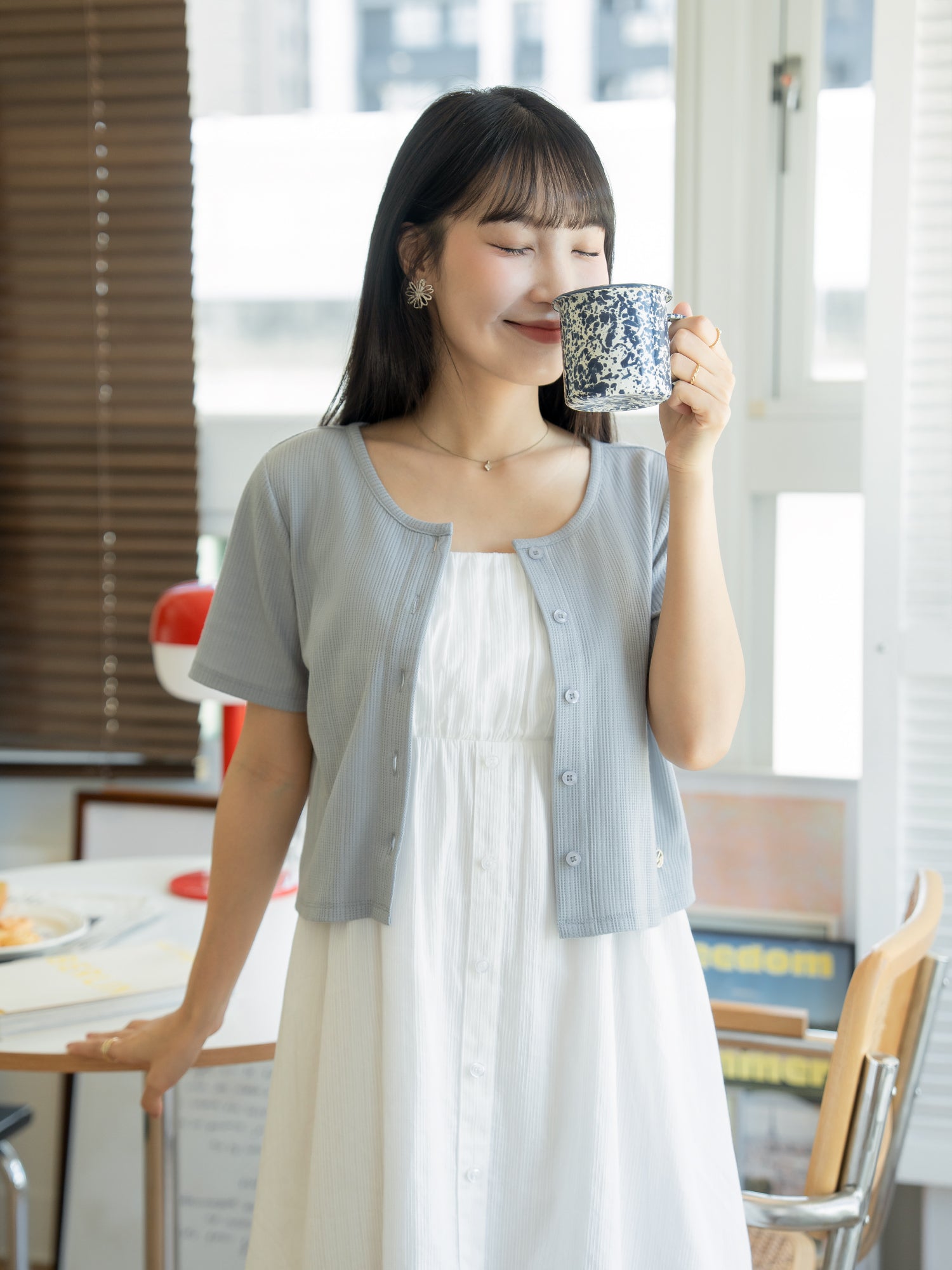 Essential Button Up Top