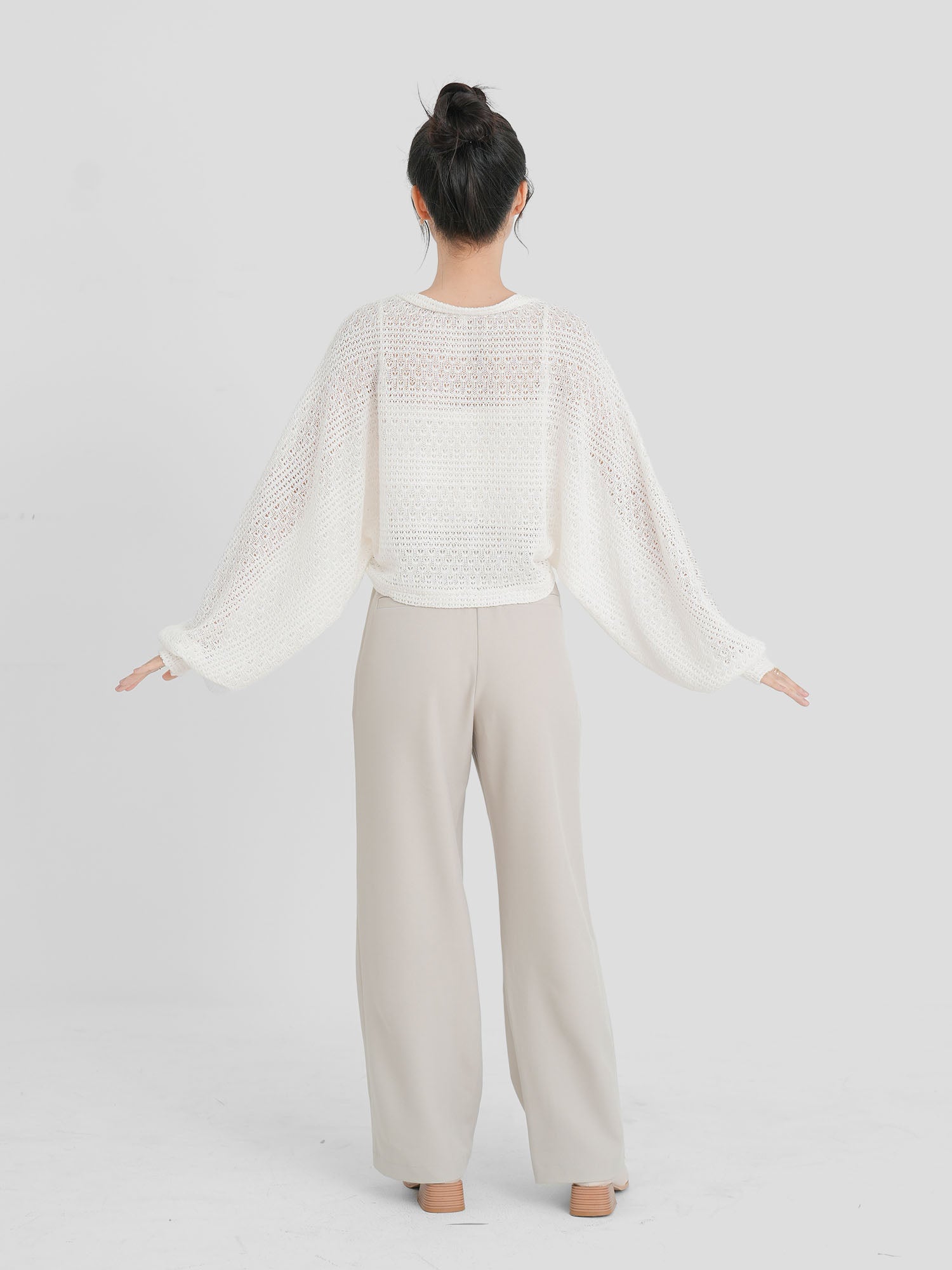 Dual Buttoned Pleat Pants (4 Colours)