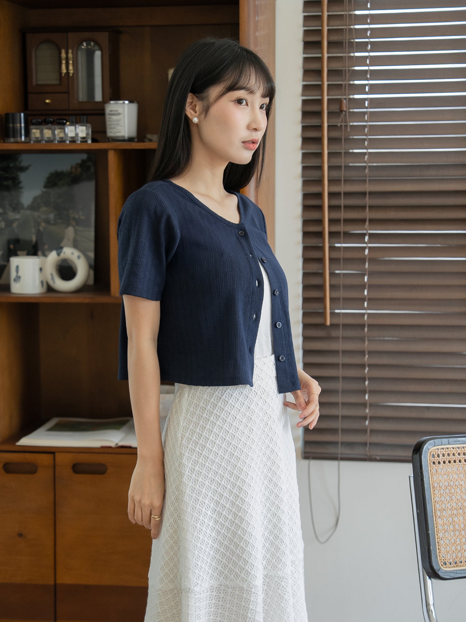 Essential Button Up Top