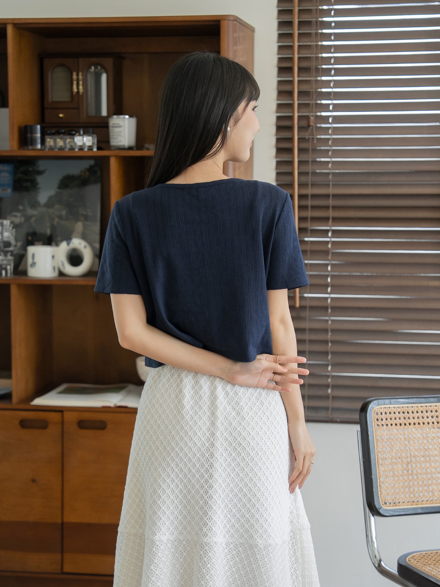 Essential Button Up Top