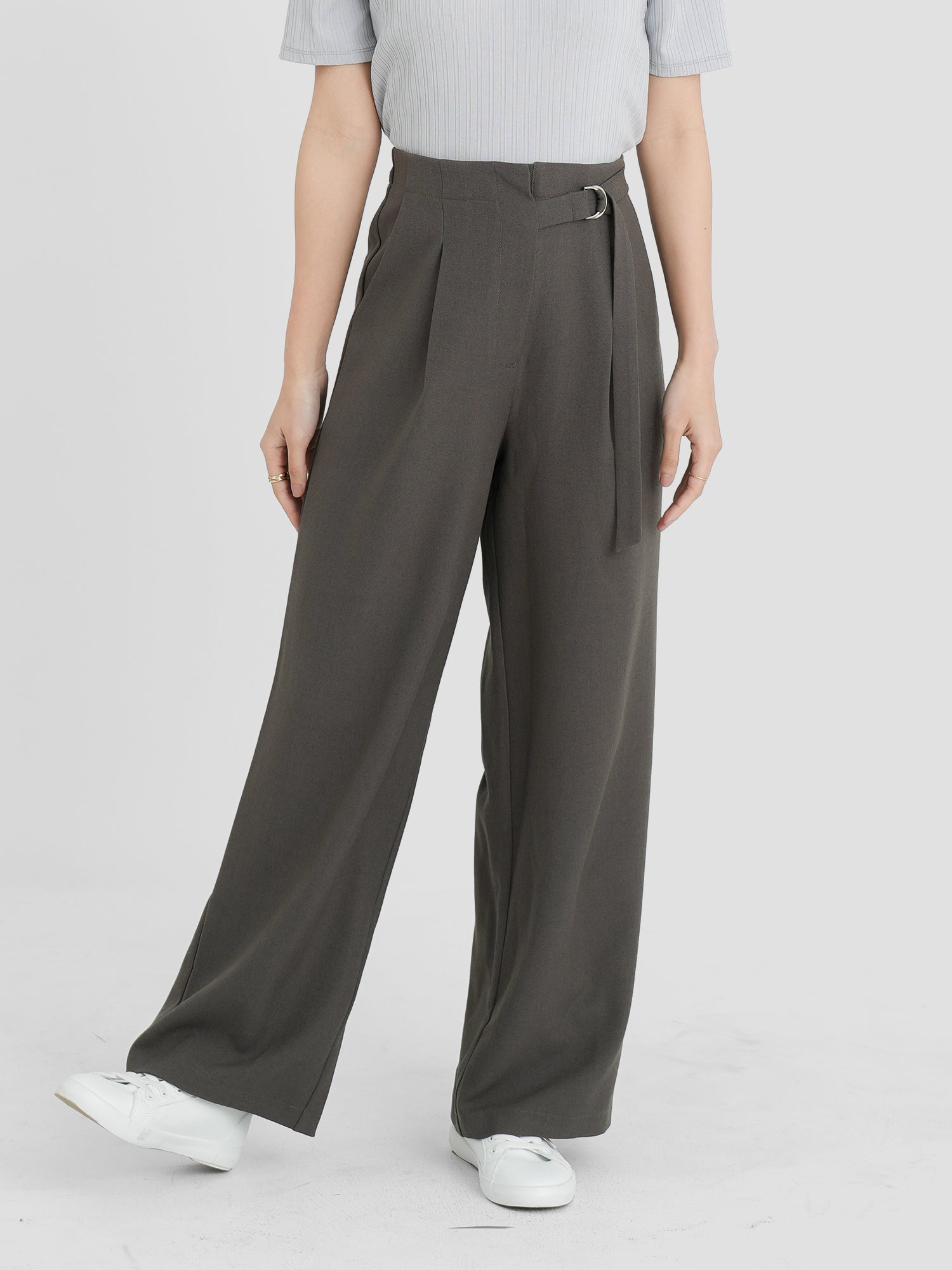 Side Buckle Pants