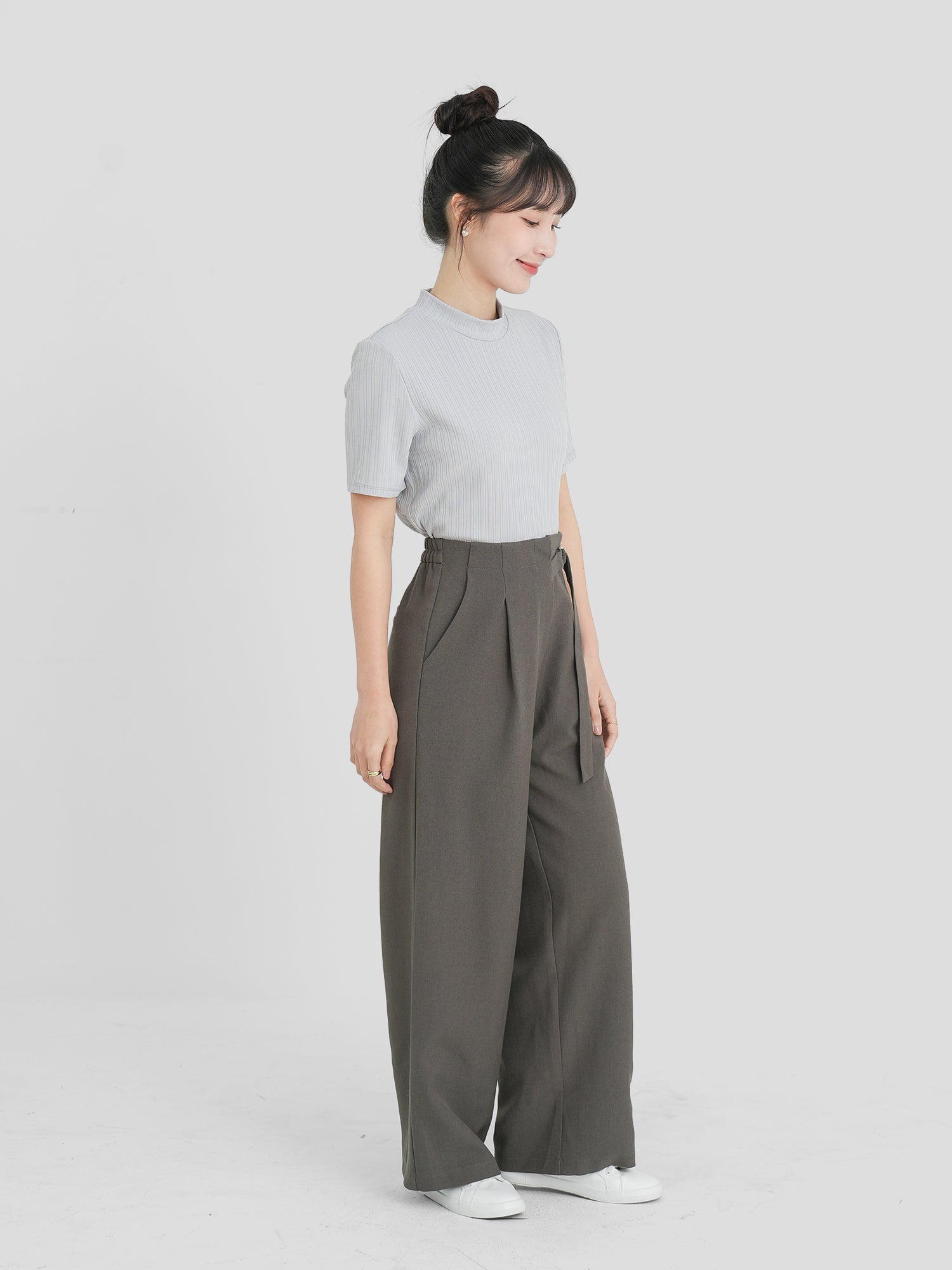 Side Buckle Pants