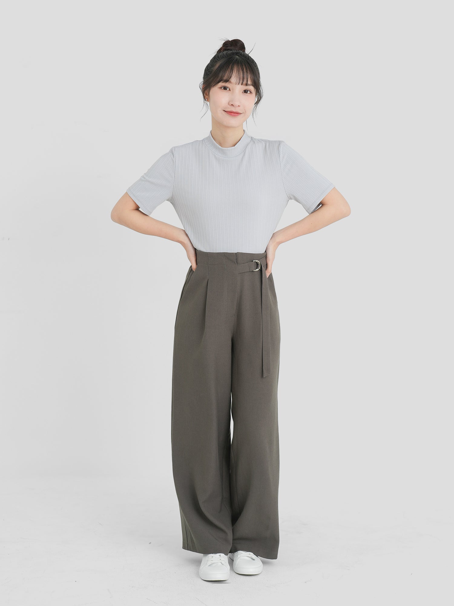 Side Buckle Pants