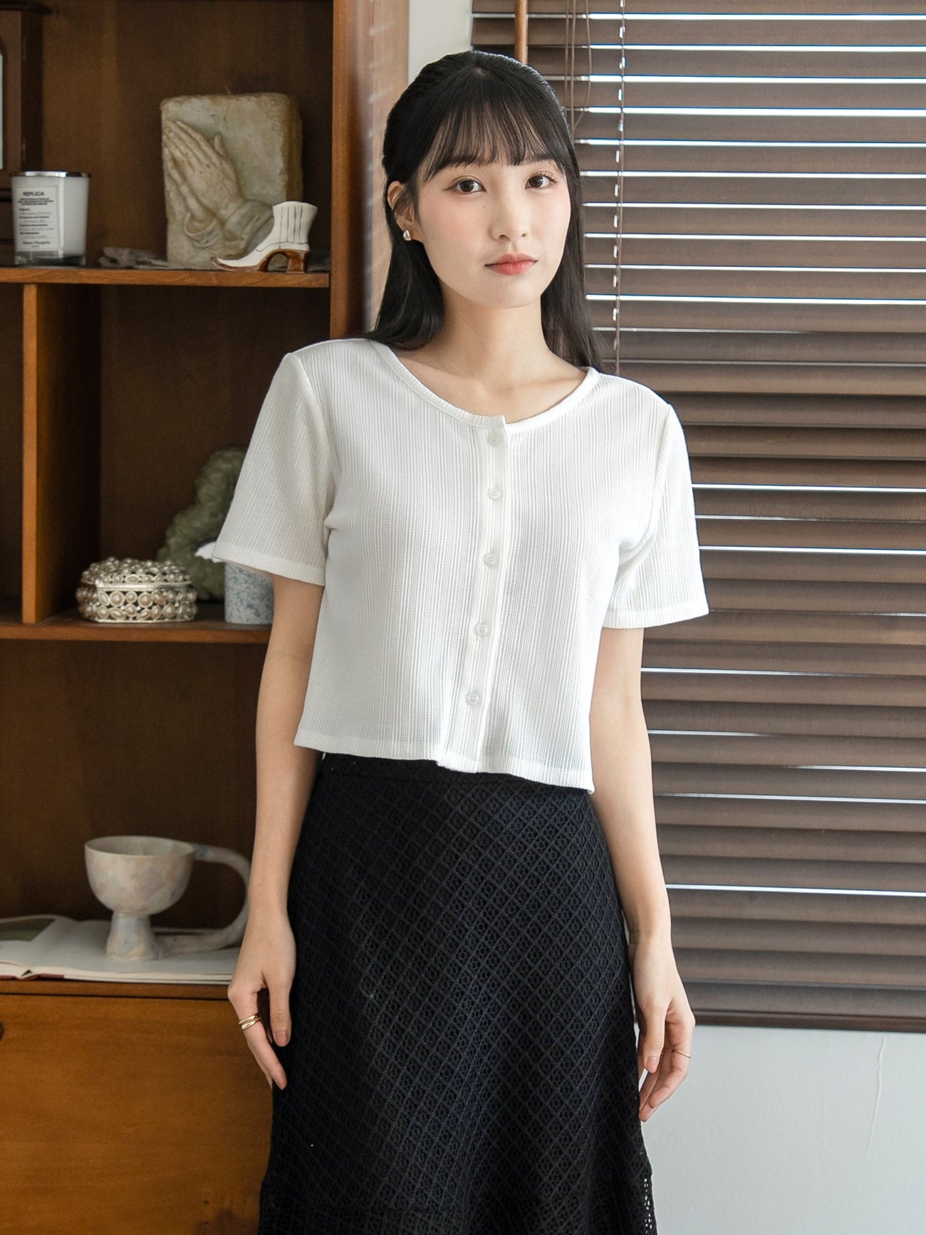 Essential Button Up Top