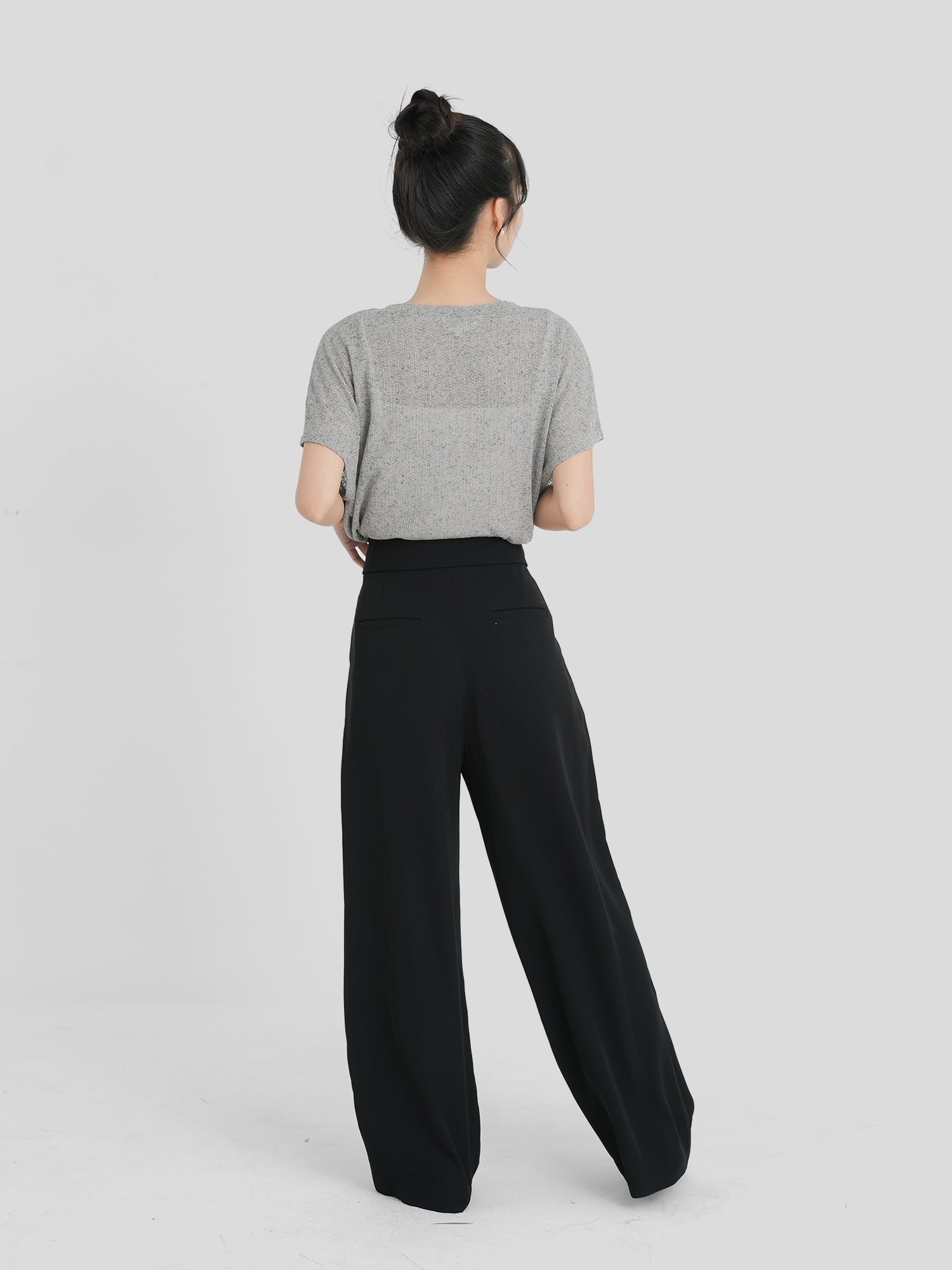 Semi Sheer V-Neck Top